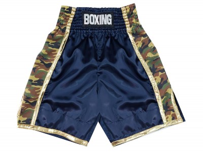 Pantaloncini da boxe personalizzati : KNBSH-034-Marina